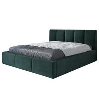 POLSTERBETT KENET-OM 140xx200 Dunkelgrün - Dunkelgrün, Textil (140/200cm) - A&J MöbelLand