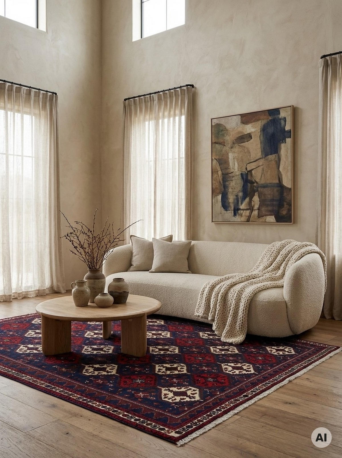 ORIENTTEPPICH handgeknüpft Afshar Blau 239/174 cm Schurwolle - Blau, Textil (174/239cm) - Looma