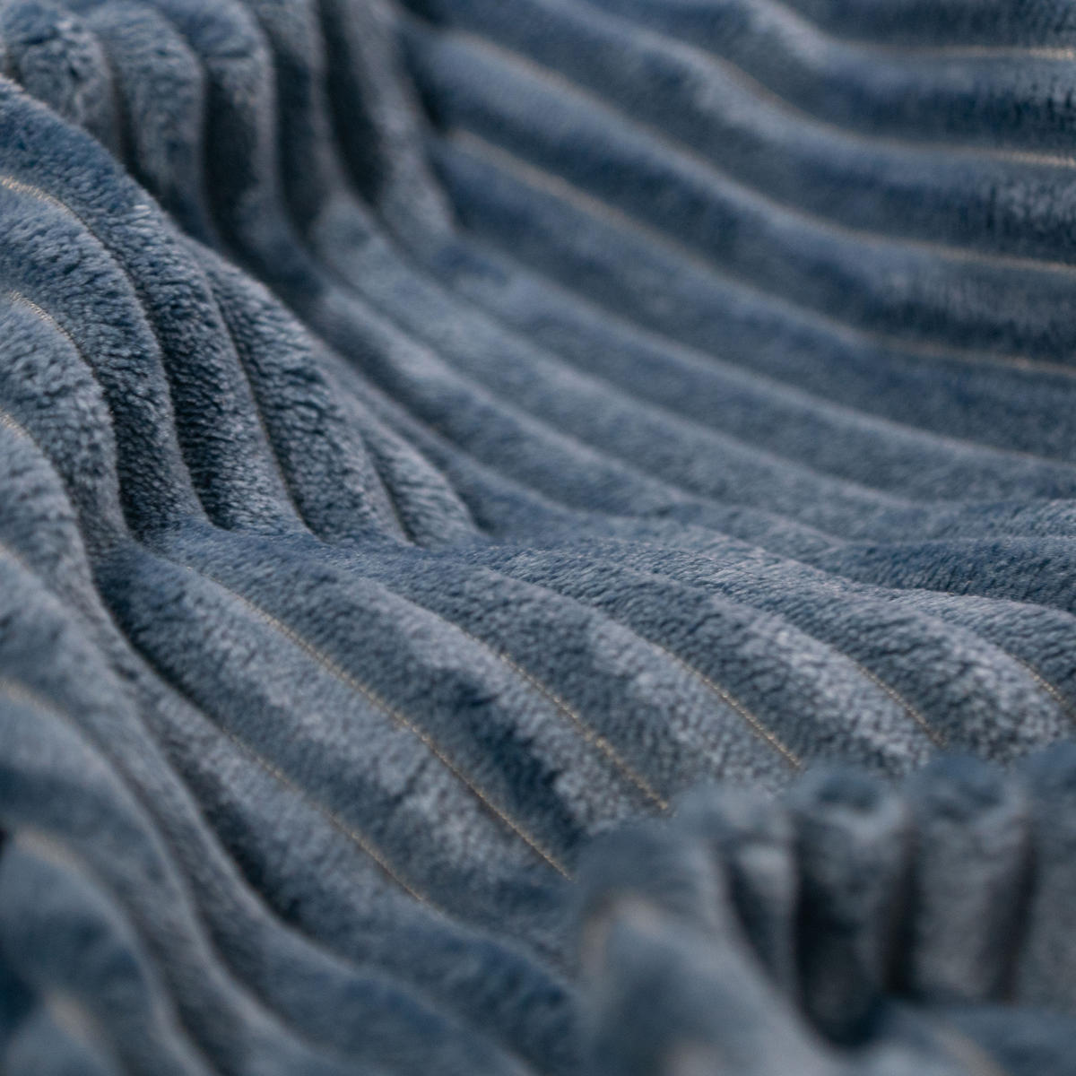 SITZWÜRFEL Cubo Cord dunkelblau - Dunkelblau, Textil (40/40/40cm) - Bruni