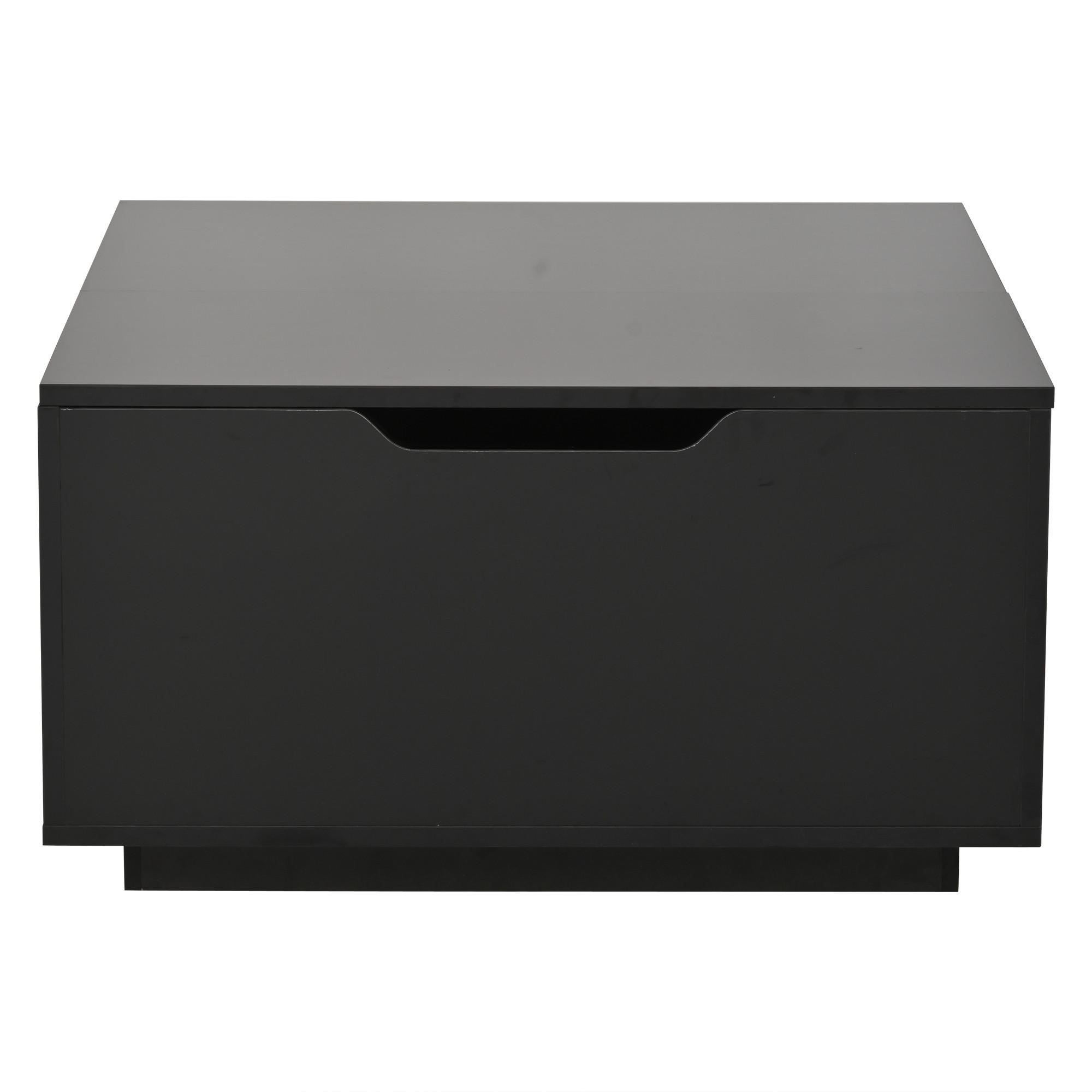 COUCHTISCH Schwarz 70/70/38 cm - Schwarz, Holzwerkstoff (70/70/38cm) - PANGIVO
