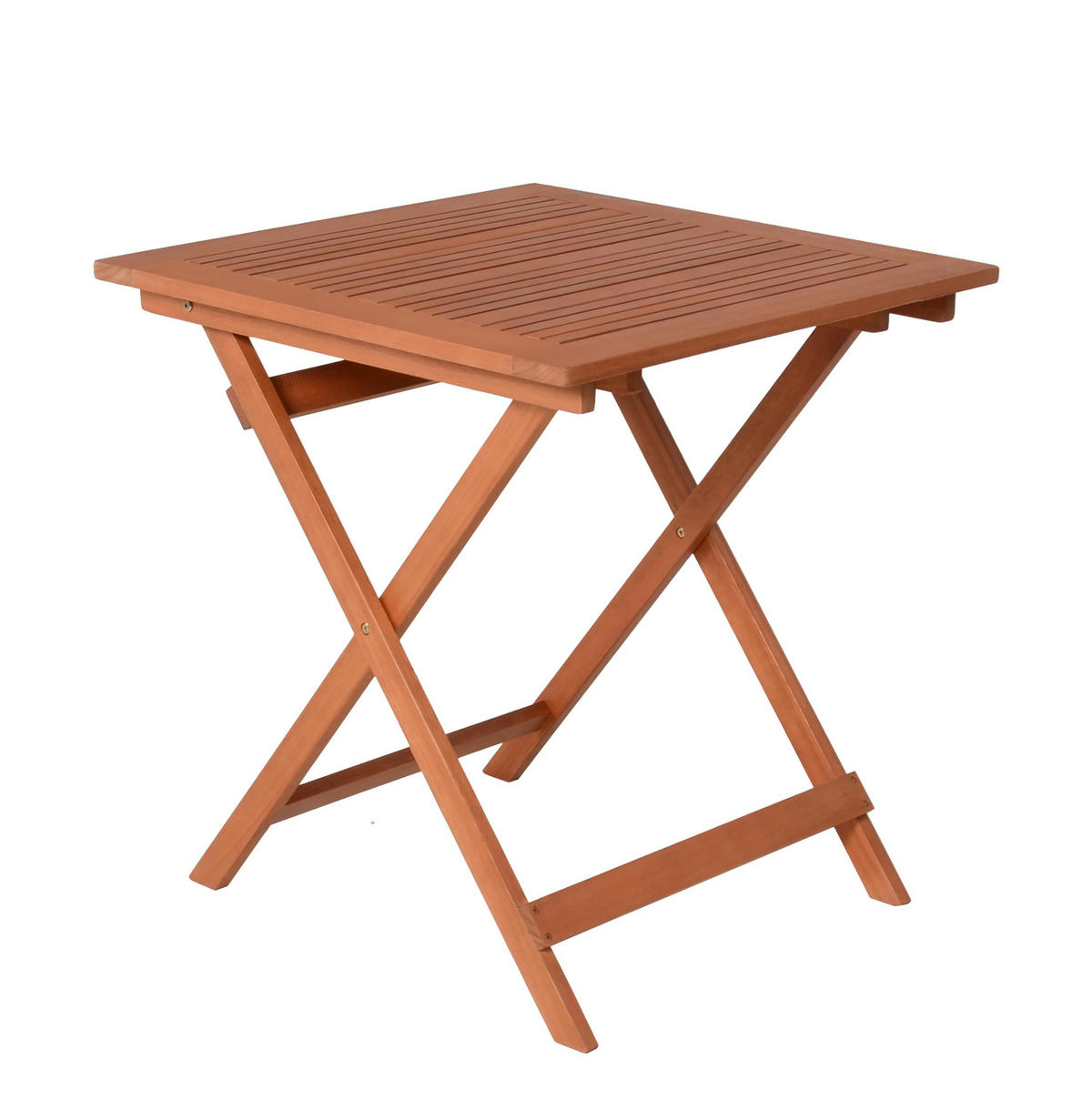 GARTENTISCH Fredri rechteckig Klapptisch - Braun, Holz (70.5/70.5/74cm) - DELUKE