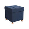 SITZHOCKERINDUSTRIE-DESIGN - Blau, Holzwerkstoff (38/40/38cm) - Hansiro