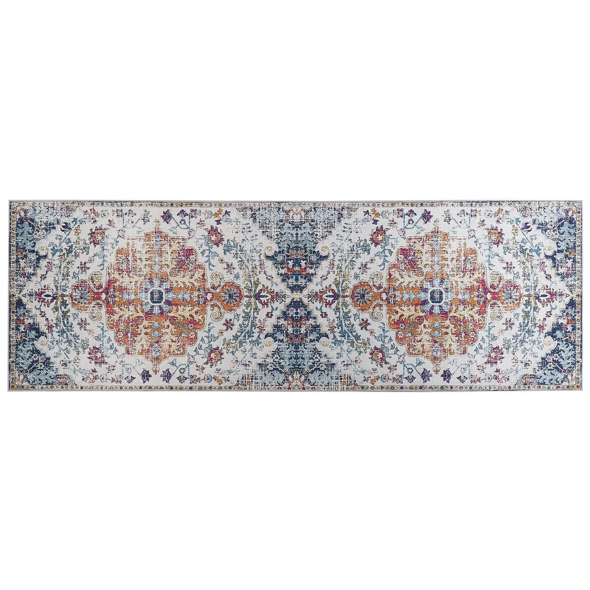 VINTAGE-TEPPICH Enayem 240/80 cm - Multicolor, Kunststoff (80/240cm) - Beliani