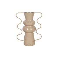 BLUMENTOPF Beige 34/28/14 - Beige, Metall (34cm) - Mobili Rebecca