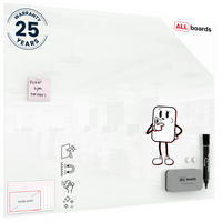 GLASBOARD - Weiß CLASSIC WHITE 100x80cm - Weiß, Glas (100/80/0.7cm) - ALLboards