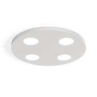DECKENLEUCHTE - Weiß, Metall (40/40/2cm) - Lumicom