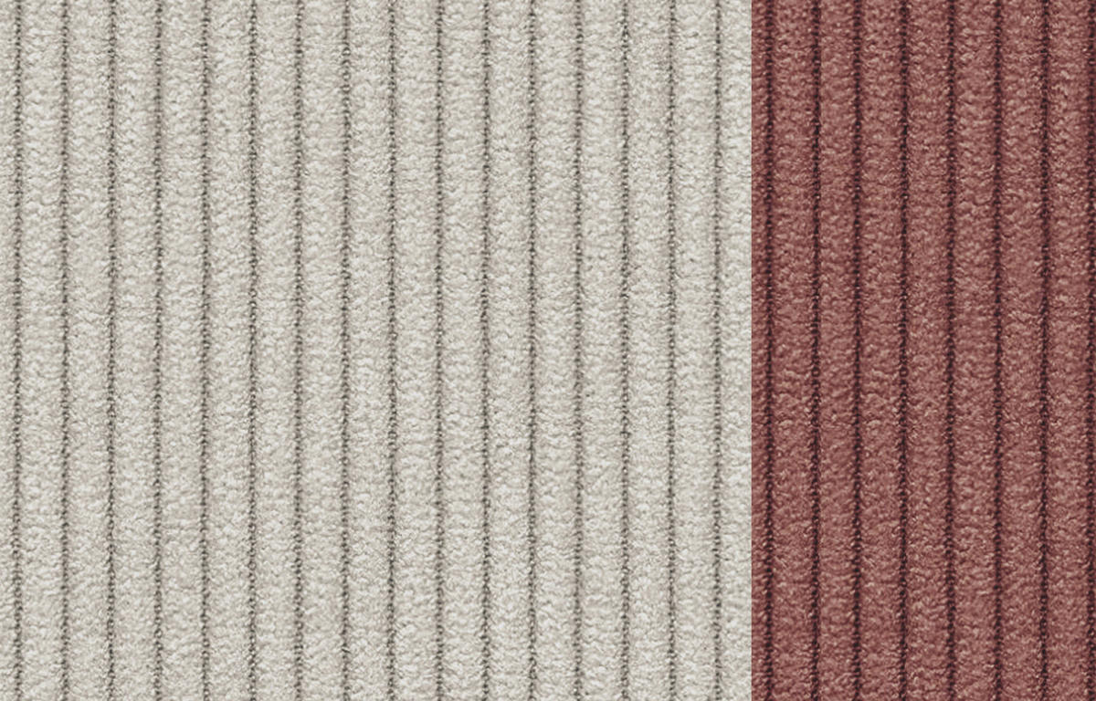 SOFA OLI 3-Sitzer, perlweiß - Weiß, Holz/Textil (208/91/108cm) - Courtois Laville