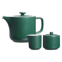 TEEZUBEHÖR SET Jasper Grün - Grün, Keramik (0.001L) - Ritzenhoff Breker