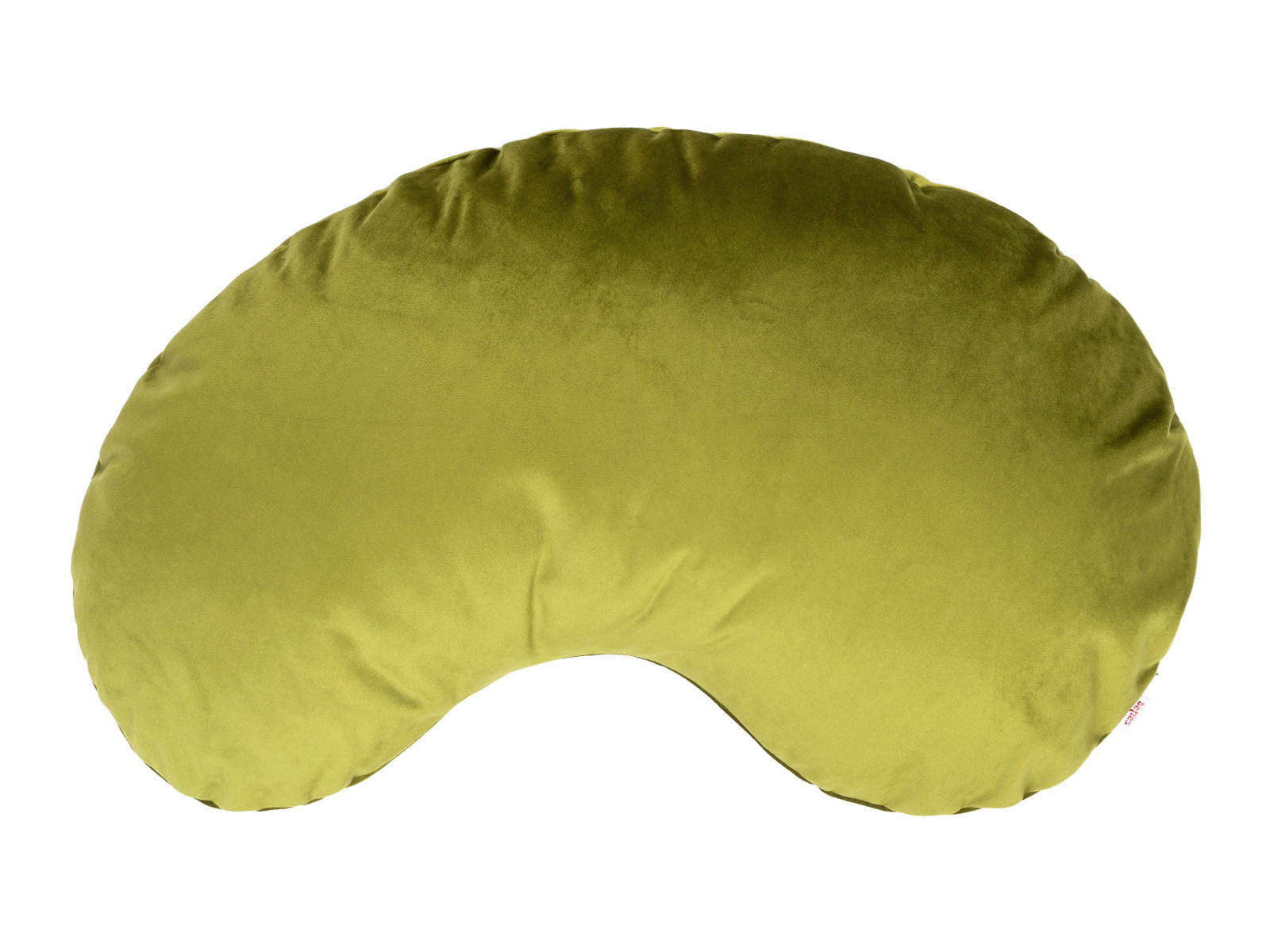 XL-KISSEN-BOHNE Samt&Sonders mai-grün 70/45 cm - Olivgrün/Grün, Textil (45/70cm) - beties Heimtextil