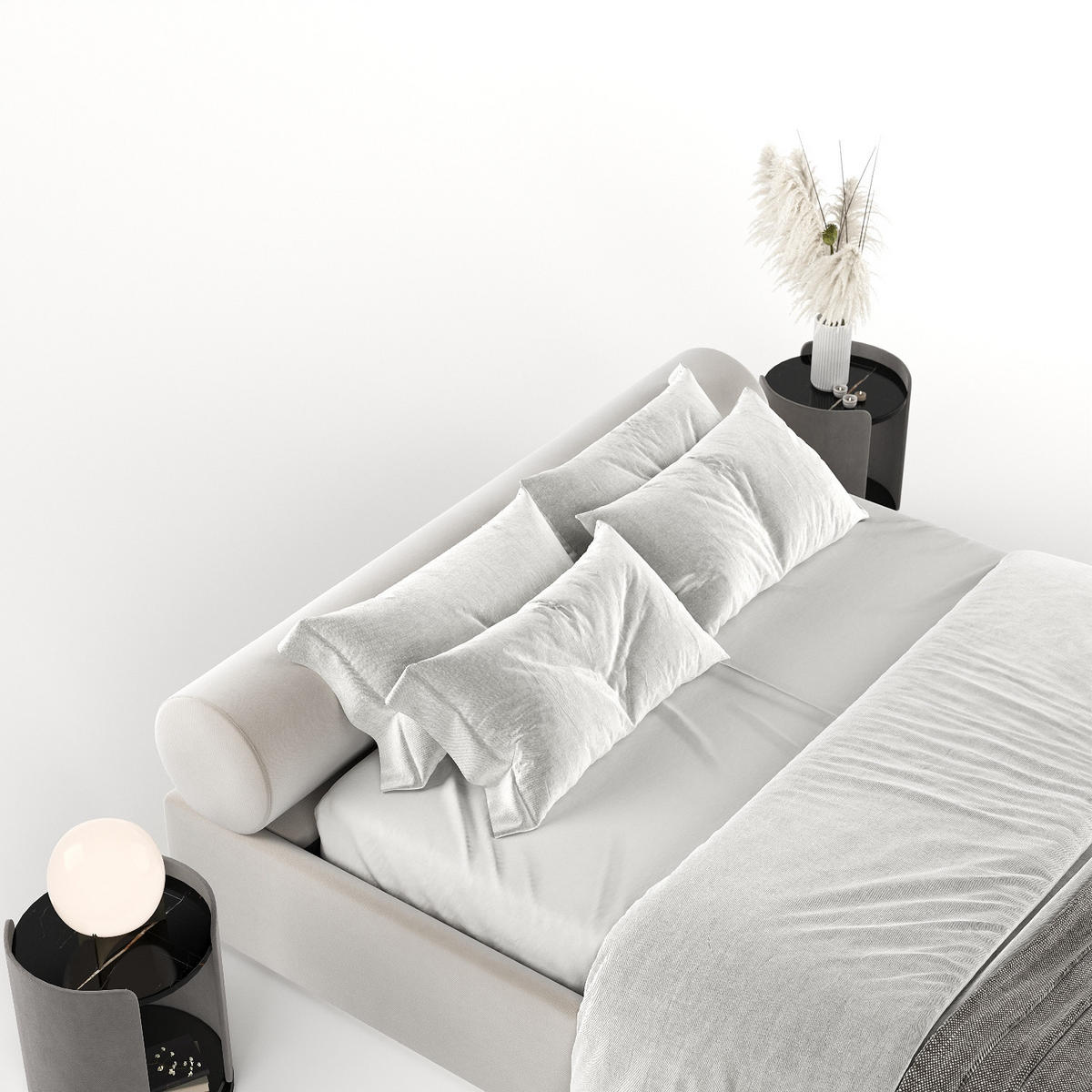 POLSTERBETT Solvo mit Stauraum 160/200 cm Hellbeige im Paros Stoff - Beige/Schwarz, Holz/Holzwerkstoff (160/200cm) - AltaBeds