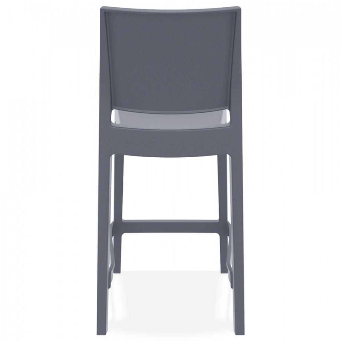 BARHOCKER grau 40.5x96.5x51cm - Grau, Kunststoff (40.5/96.5/51cm) - AlterEgo