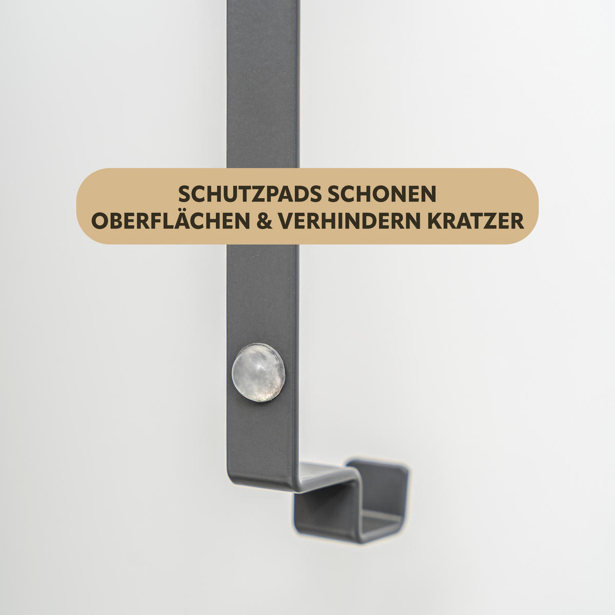 TÜR-HÄNGEREGAL, grau - Grau, Holz (65/86/17cm) - eluno