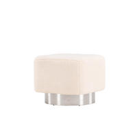 SITZPOUF NEWTON Beige 45x45x38 cm - Beige, Textil (45/38/45cm) - FURNLUX