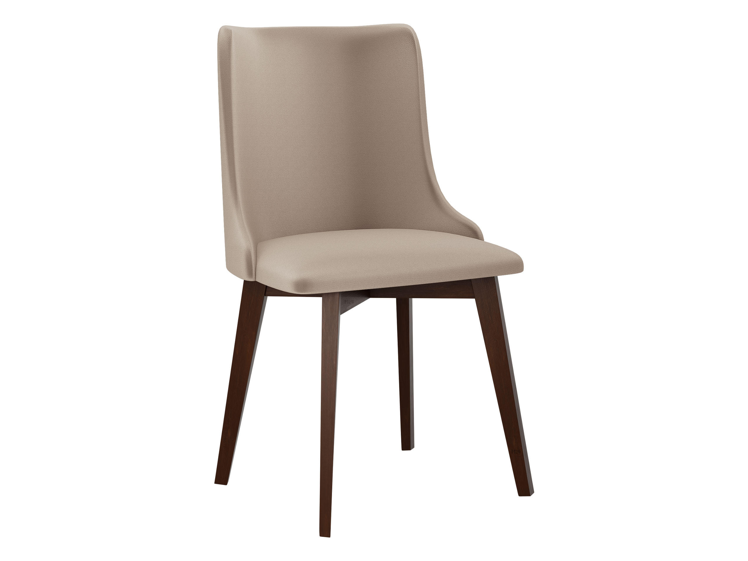 STUHL Monti 5, Holzfarbe: Nuss - Beige/Walnussfarben, Holz (48/83/53cm) - MIRJAN24
