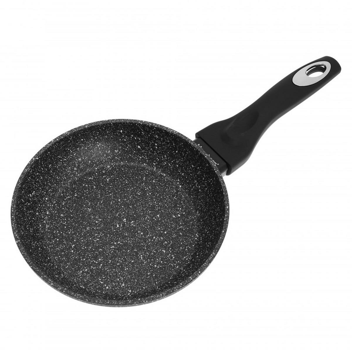 PFANNE Schwarz 18/18/4 cm KB7289 - Schwarz, Metall (18cm) - Klausberg 