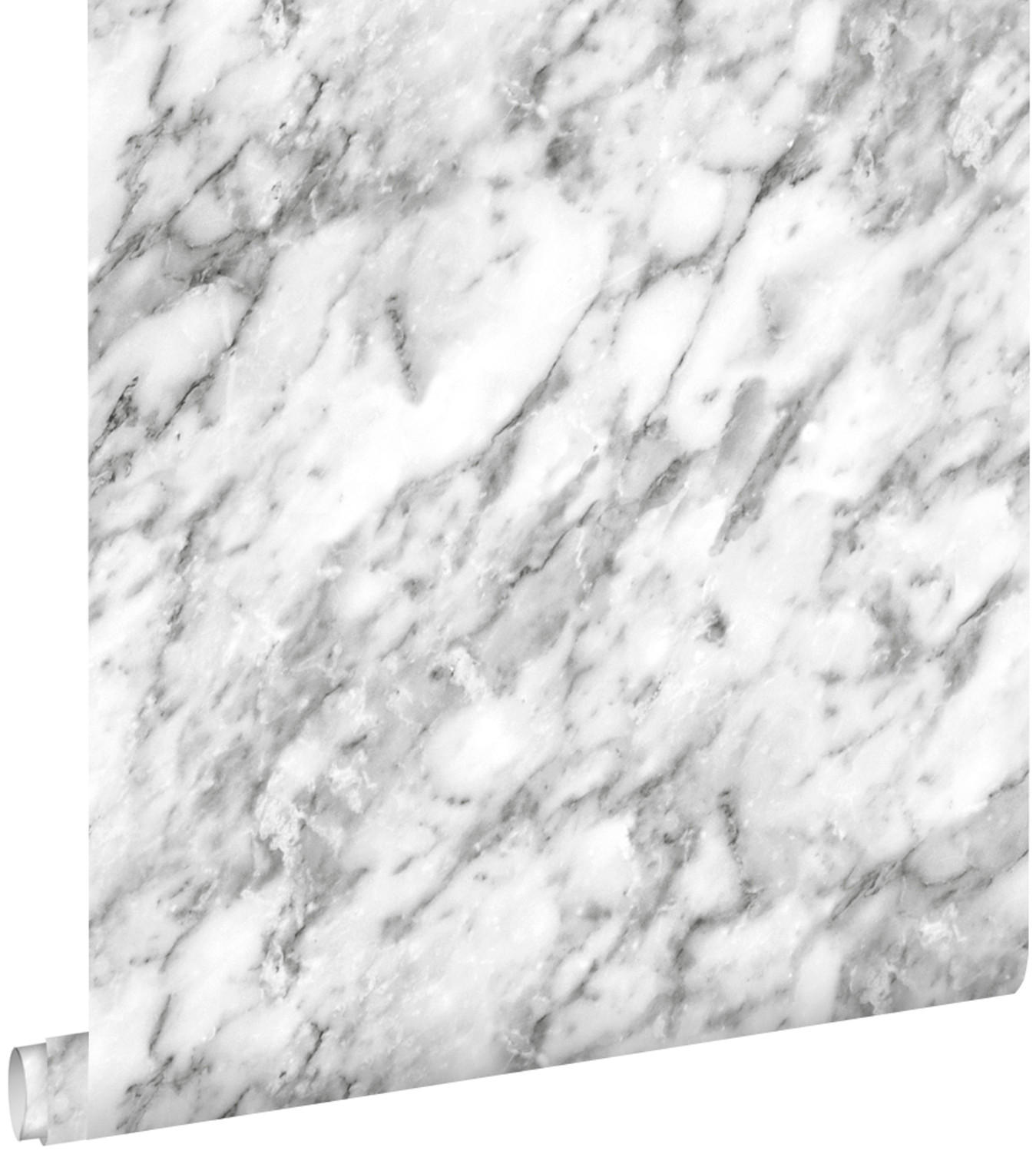 TAPETE Marmor-Optik 53 cm x 10.05 m - Schwarz, Papier (53/1000cm) - ESTAhome