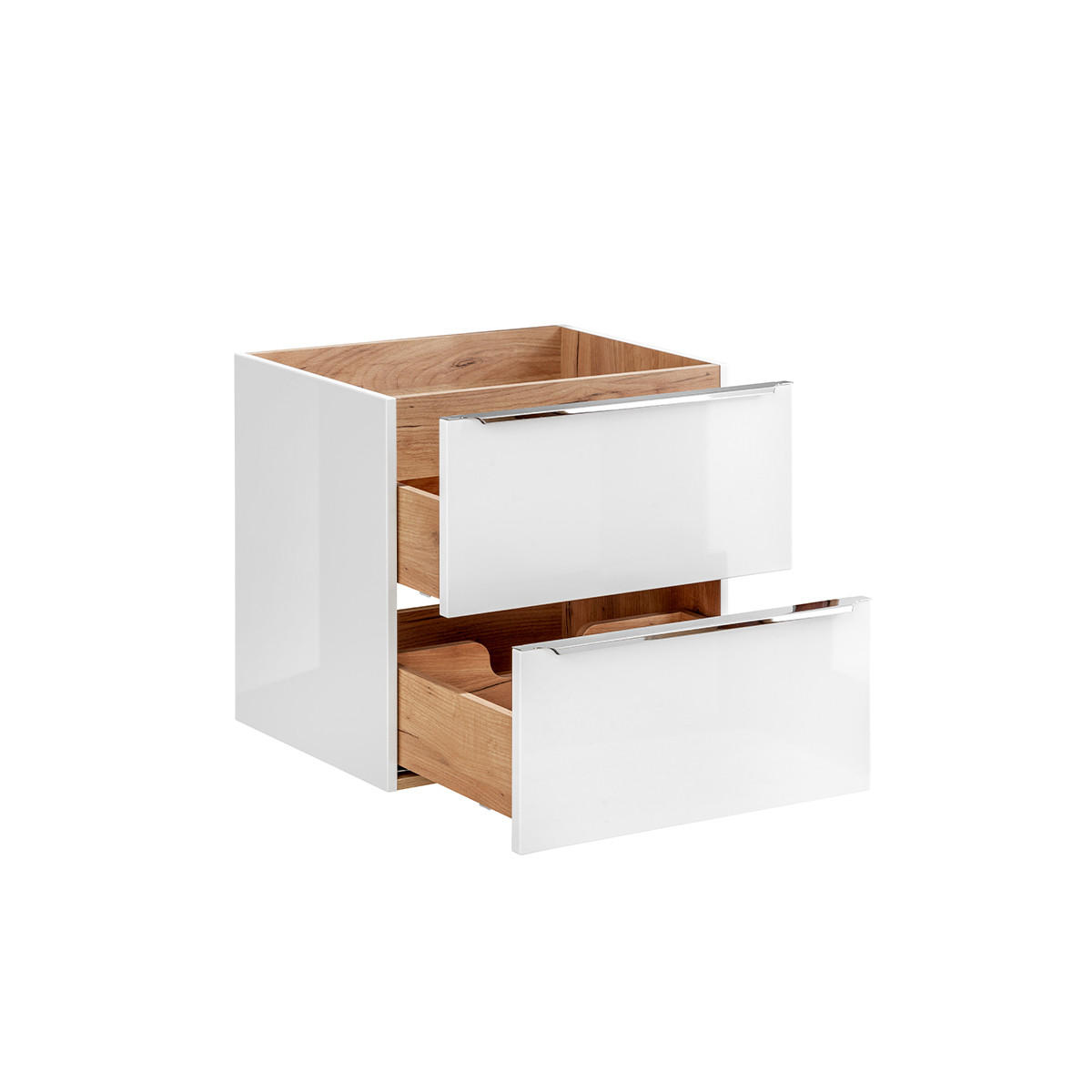 WASCHTISCHUNTERSCHRANK 60cm April Weiß - Weiß, Holzwerkstoff (60/57/46cm) - Petits-meubles