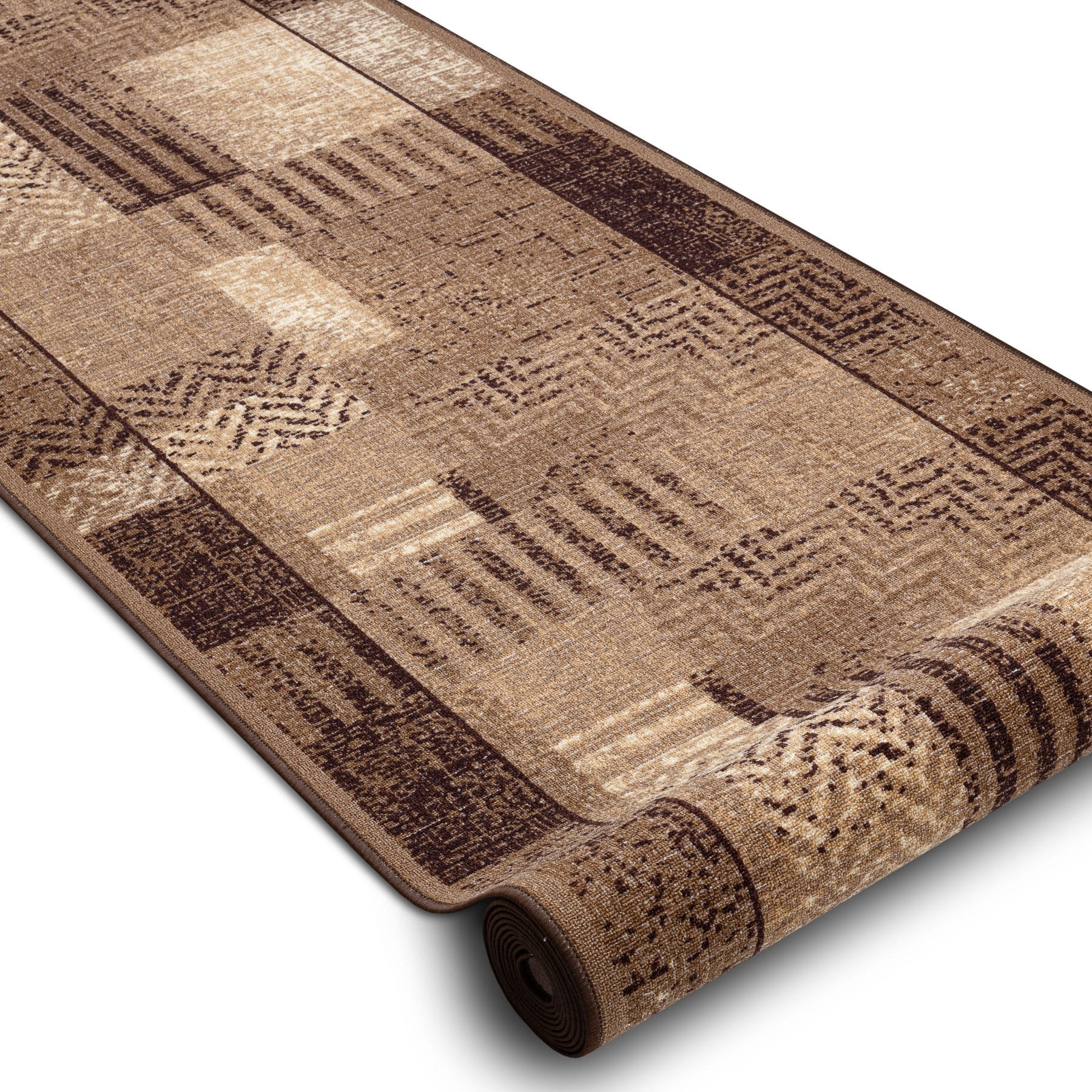 LÄUFER Antirutsch ESSENZA 67/100 cm - Beige, Textil (67/100cm) - rugsX