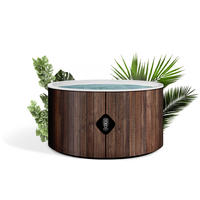 WHIRLPOOL Aufblasbar Helsinki 150 cm Durchmesser, 800 Liter, Motor 2240 W, Für bis zu 4 Personen - Braun, Kunststoff (150/70/70cm) - COCO SPA