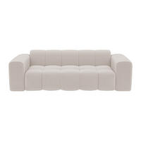 SOFA - 3 Personen - stoff - beige Caleso - Beige, Textil (241/69.5/94cm) - Vente-Unique