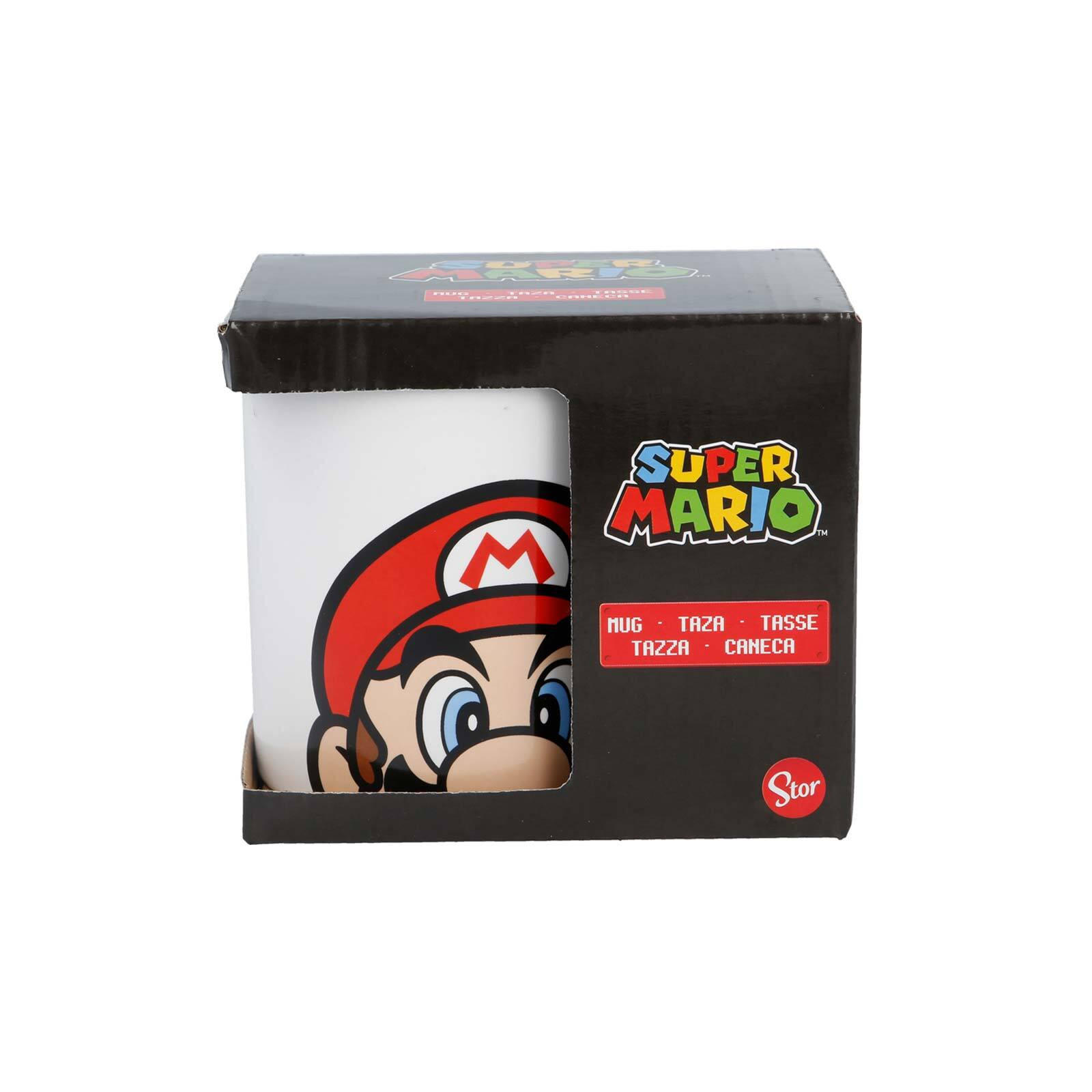 KINDERBECHER MARIO HEAD Super Mario weiß 325 ml - Weiß, Keramik (0.325L)