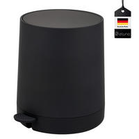 KOSMETIKEIMER TESERO, Kunststoff, schwarz - Schwarz, Kunststoff (22.5/25.5/25cm) - eluno