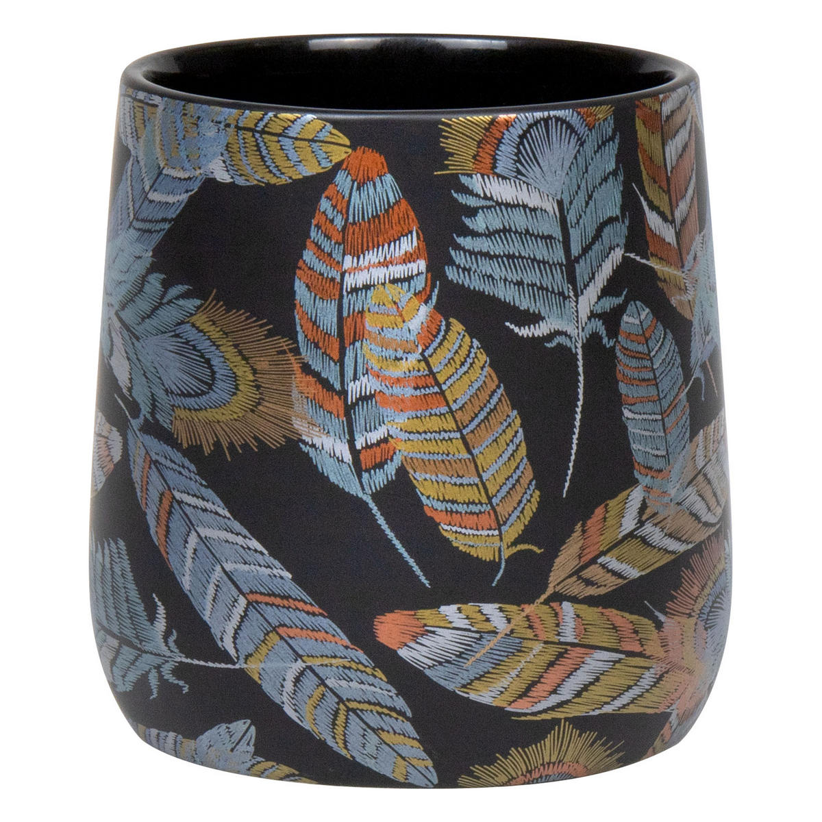 KAFFEEBECHER Shiny Feathers - Naturfarben, Keramik (0.4L) - Könitz