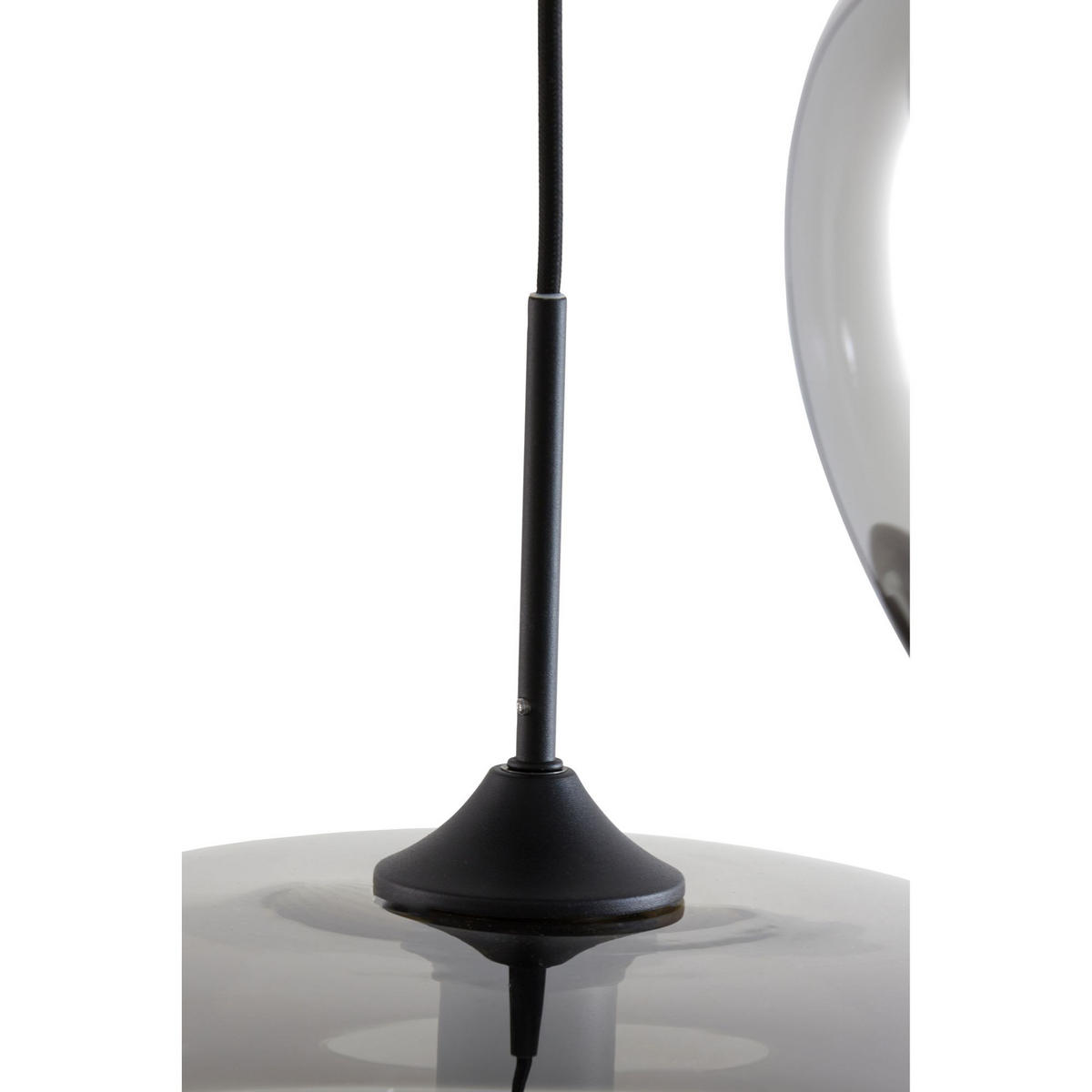 HÄNGELAMPE Mayson Grau Ø40/160 cm - Grau, Glas (40/40/160cm) - Light & Living