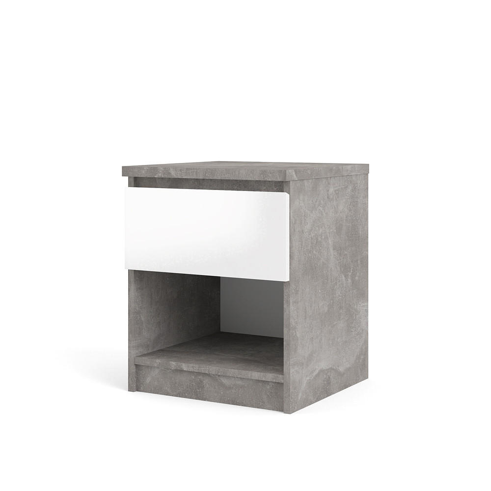 Thumbnail - ebuy24 Nachtschrank, Grau, Holzwerkstoff, 40x50x40 cm, Schlafzimmer, Nachttische