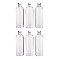 WASSERFLASCHE (6er Set) Ratio - Transparent, Glas (1L) - Butlers