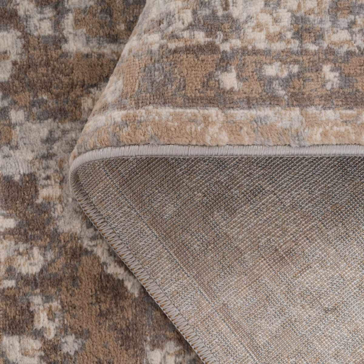 VINTAGE-TEPPICH Demelza Beige - Beige, Textil (160/230cm) - Kukoon Rugs
