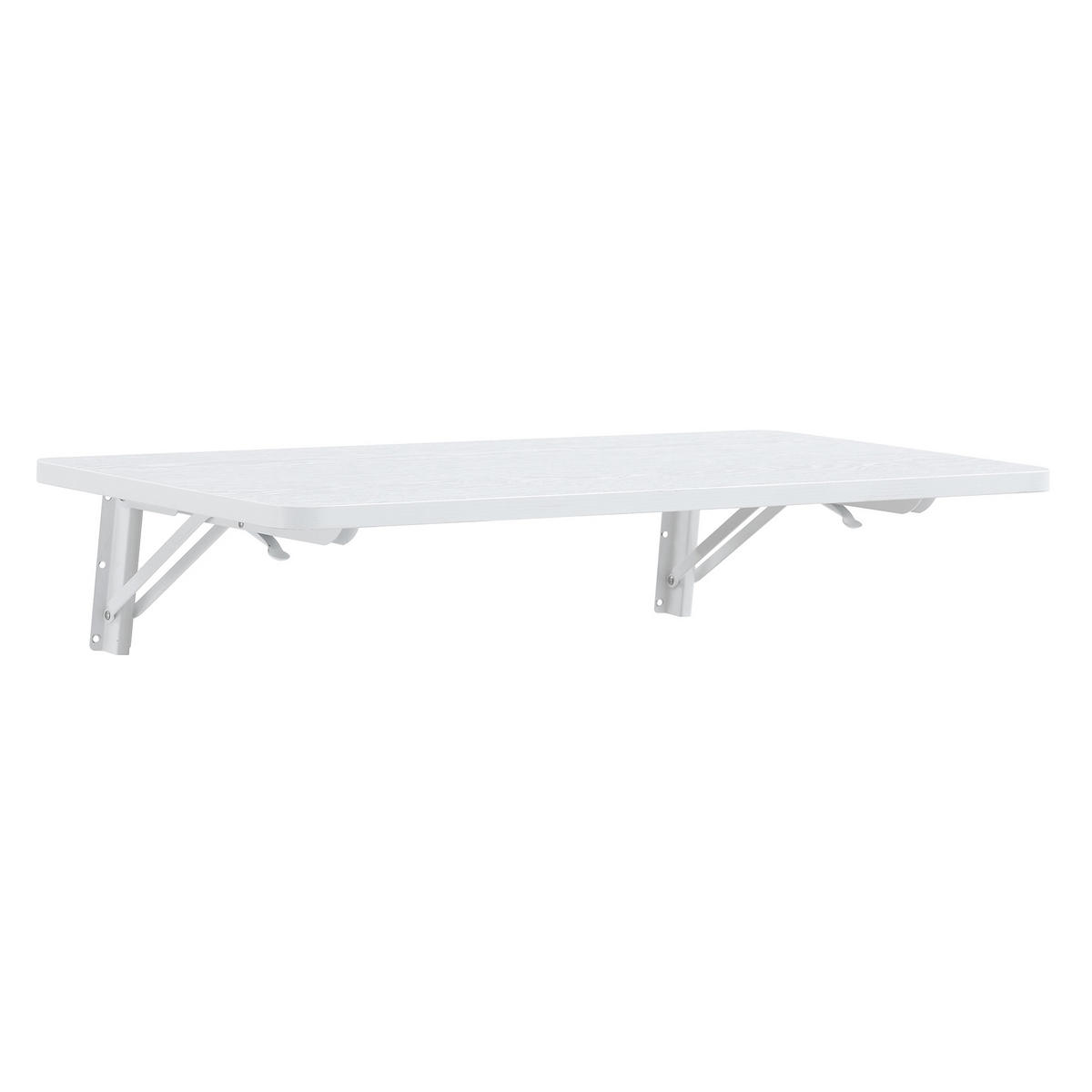 WANDREGAL DE-37385 80 cm wandmontiert mit Klappmechanik Weiß - Weiß, Holzwerkstoff (40/18.5/80cm) - ComfortXL