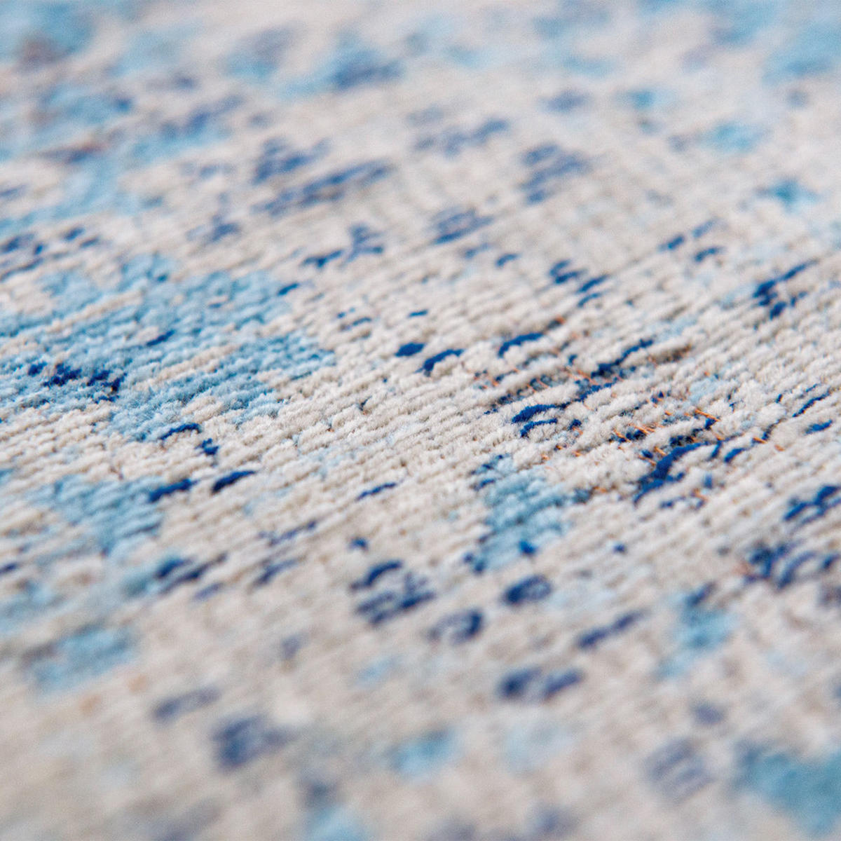 TEPPICH Grey Jeans Fading World 240/340 cm - Grau, Textil (240/340cm) - Louis De Poortere