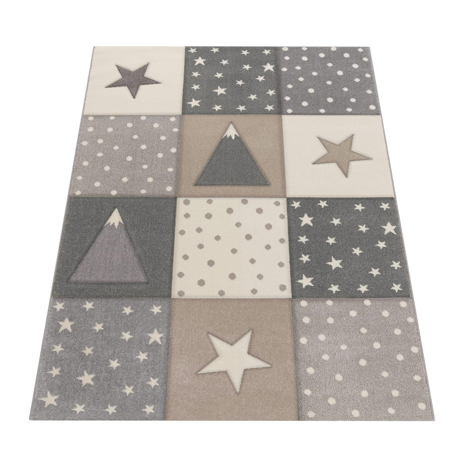 Paco Home Kinderteppich Beige 80x150 cm