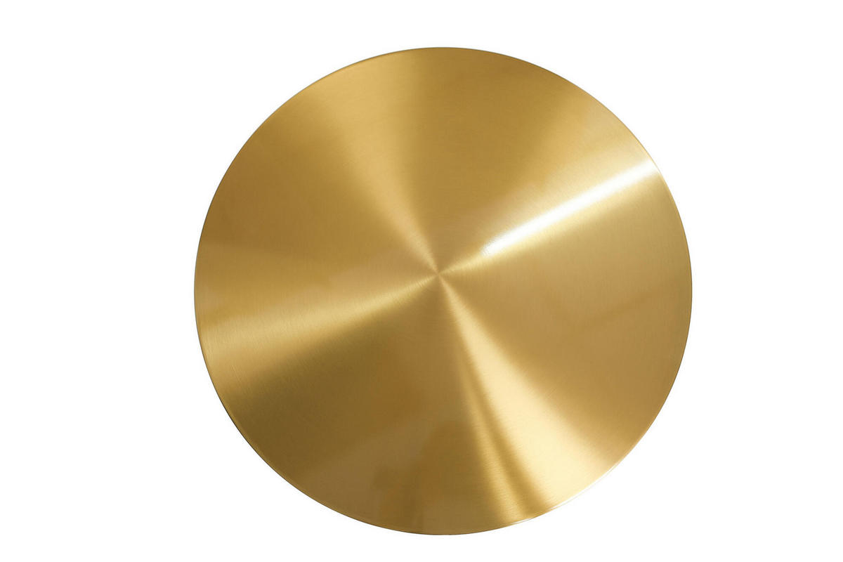 BEISTELLTISCH MODIG Gold 35x35x57 cm - Goldfarben, Metall (35/35/57cm) - FURNLUX