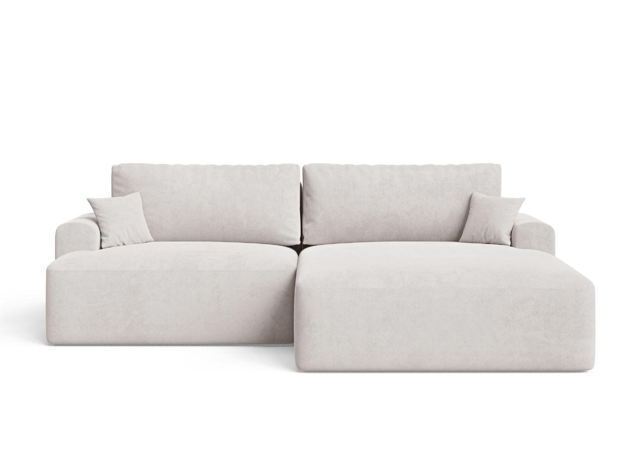 ECKSOFA Serene Grau Rechts - Grau, Holz/Textil (145/259cm) - Graingold