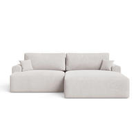 ECKSOFA Serene Grau Rechts - Grau, Holz/Textil (145/259cm) - Graingold