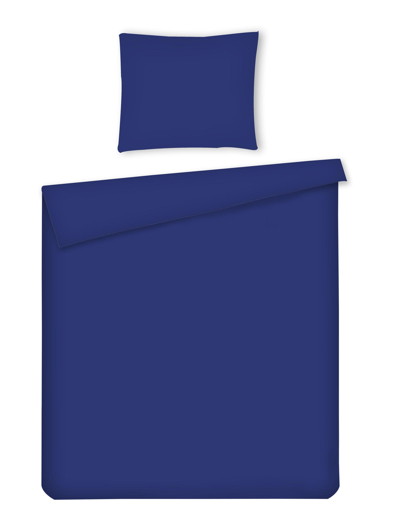 BETTWÄSCHE Micros - Dunkelblau, Textil (140/200cm) - home&you