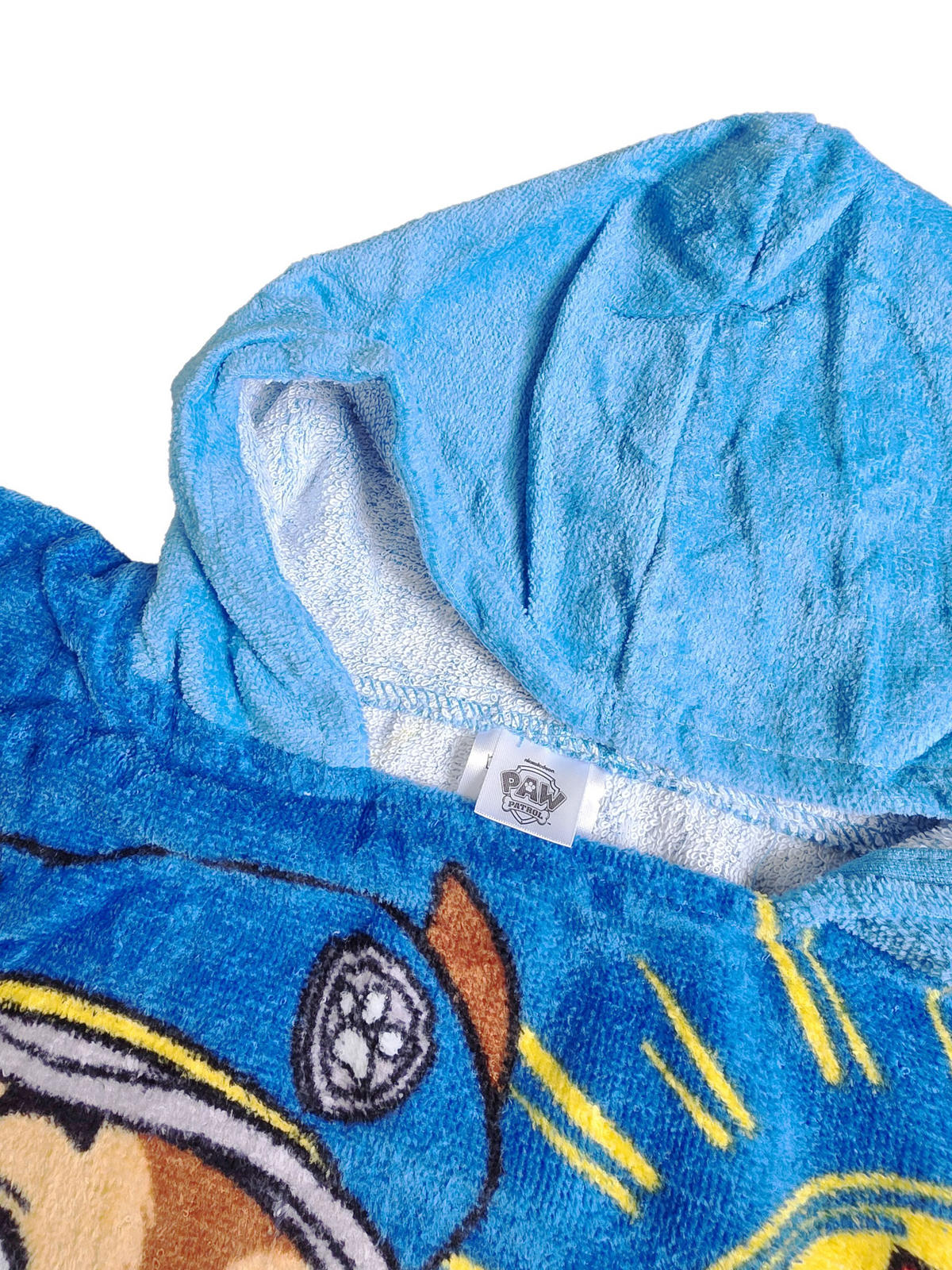 BADEPONCHO Paw Patrol Chase & Marshall Blau 50 x 100 cm - Blau, Textil (Einheitsgrößenull) - Paw Patrol