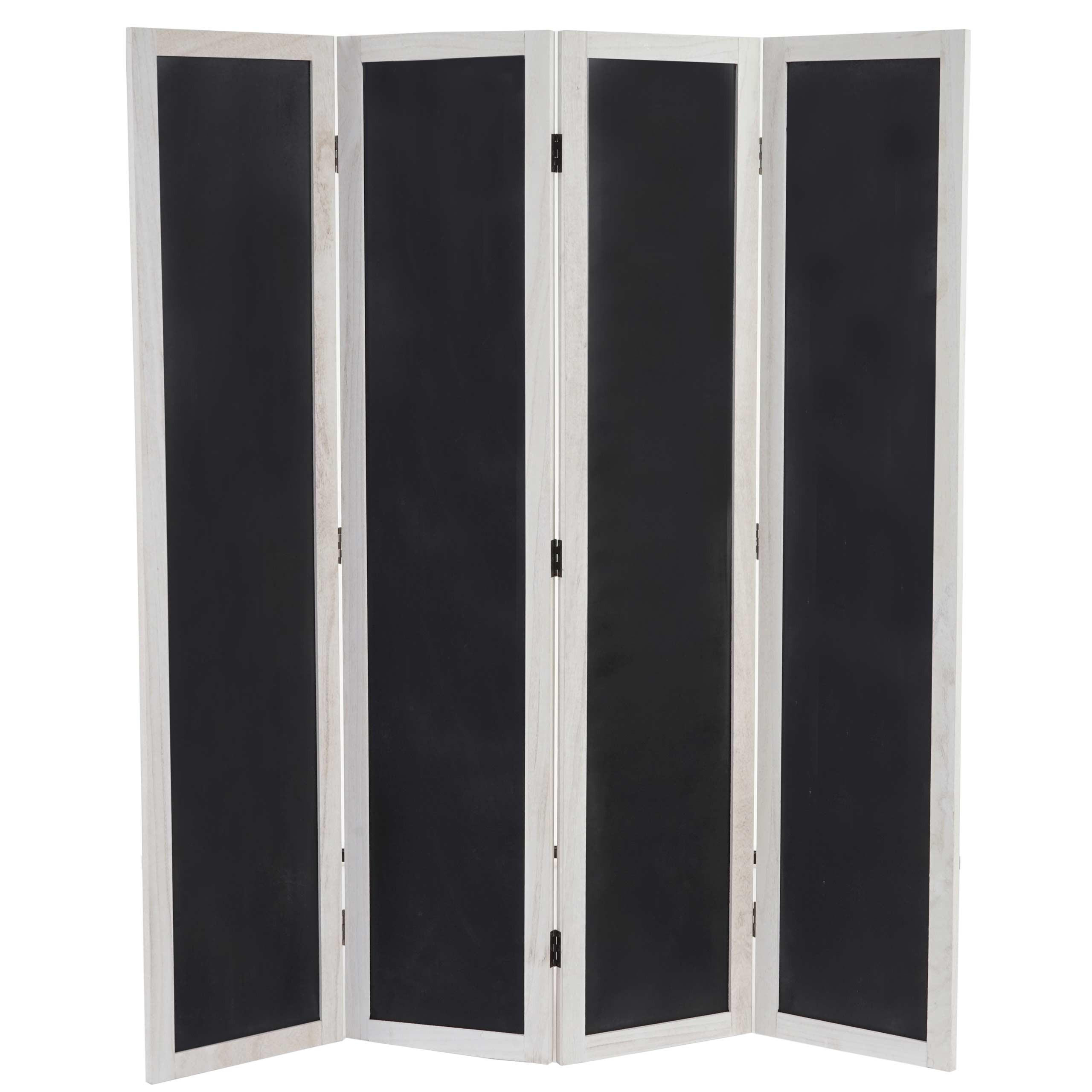 PARAVENT KREIDE Weiß - Weiß, Holz (137/155/2cm) - MCW