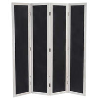 PARAVENT KREIDE Weiß - Weiß, Holz (137/155/2cm) - MCW