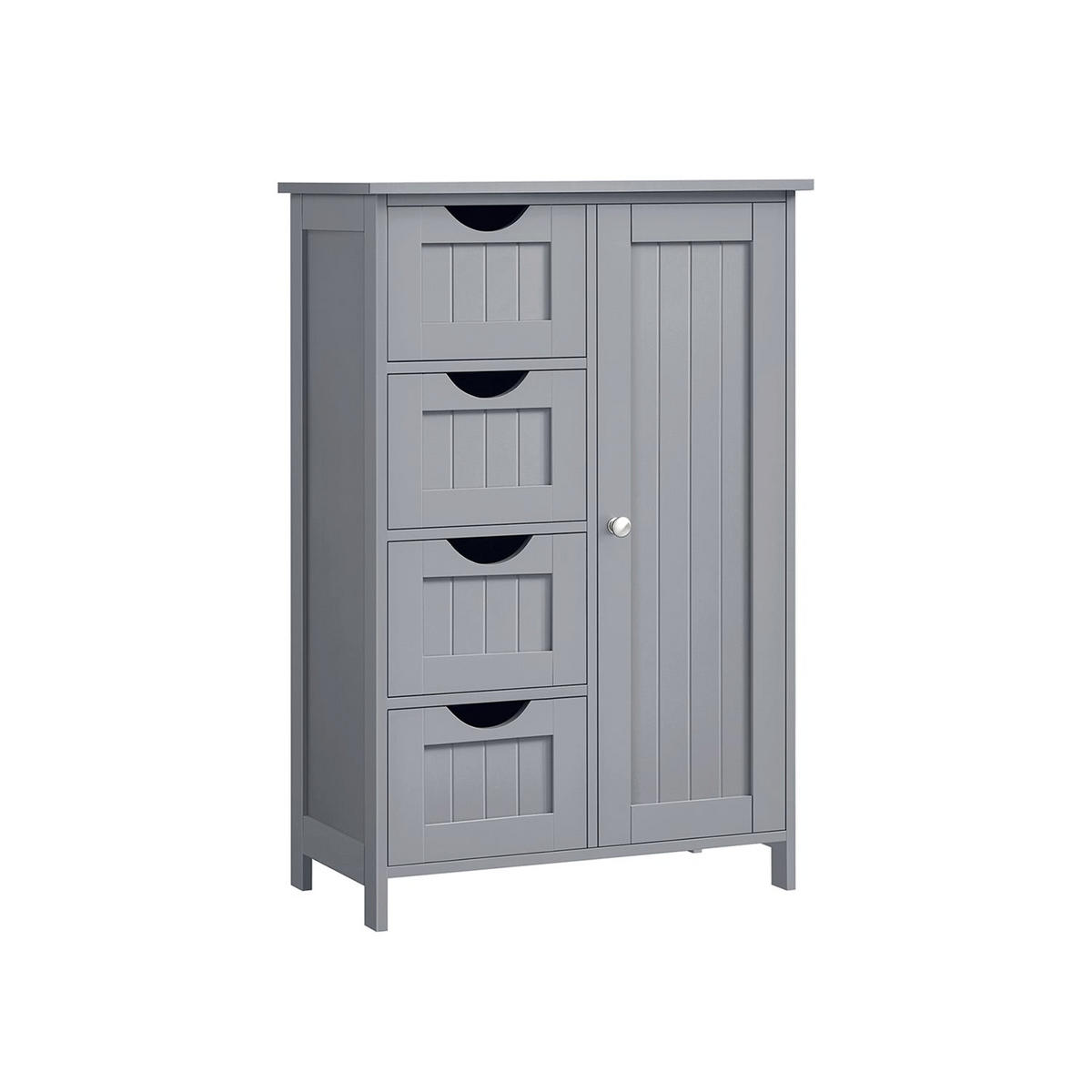 BADEZIMMERSCHRANK VIENTIANE - Grau, Holzwerkstoff (55/82/30cm) - Hansiro