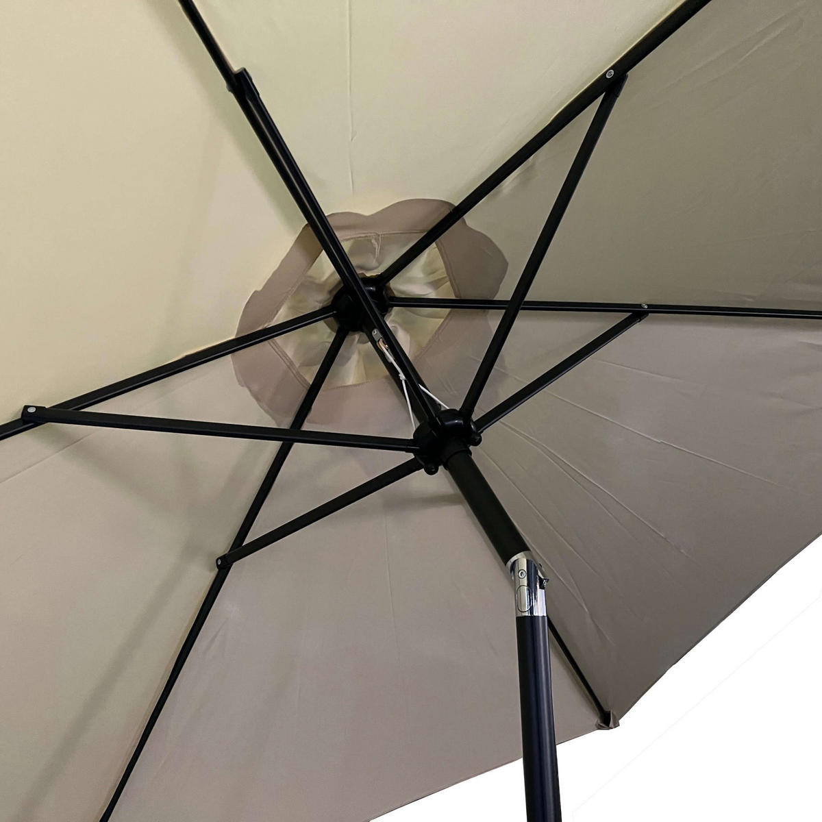 SONNENSCHRIM Beige 235/270 cm - Beige/Schwarz, Metall (270/270cm) - Akord