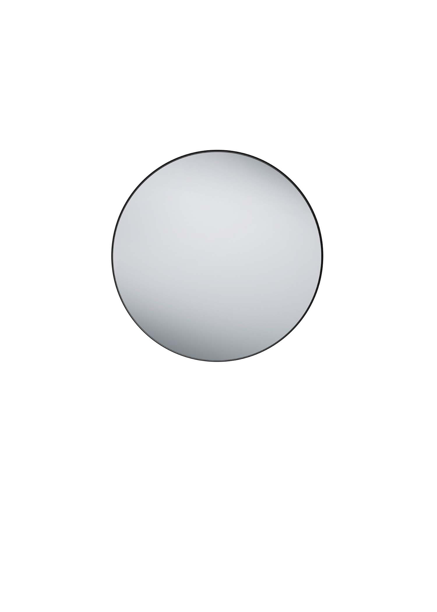 WANDSPIEGEL Britney Schwarz - Ø 80cm - Schwarz, Metall (80/80/2cm) - Niermann