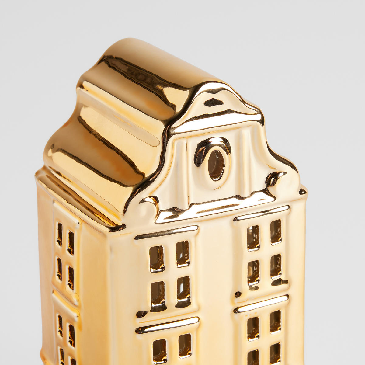 LEDFIGUR Tarik, Gold, 15x6x7 cm, Dekorative Weihnachtsdeko - Goldfarben, Keramik (6/15/7cm) - home&you