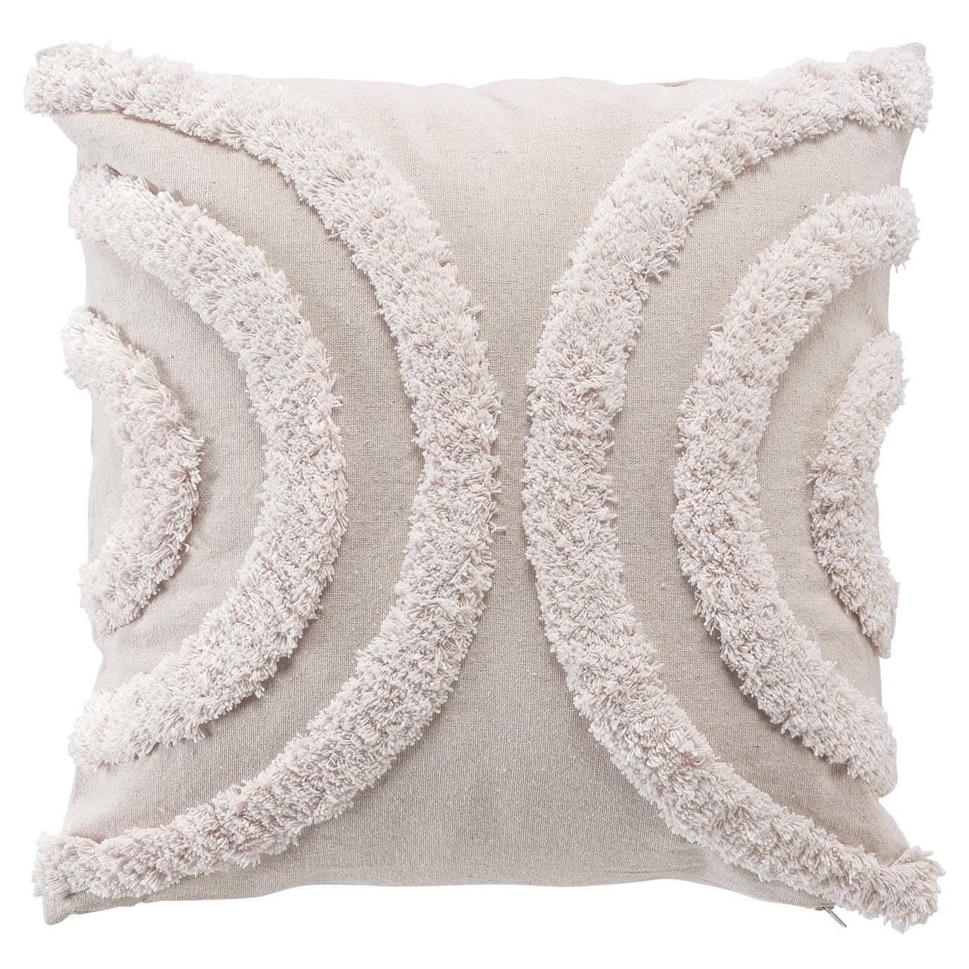 ZIERKISSEN Zita 40/40 cm - Creme, Textil (40/40cm) - Douceur d´intérieur