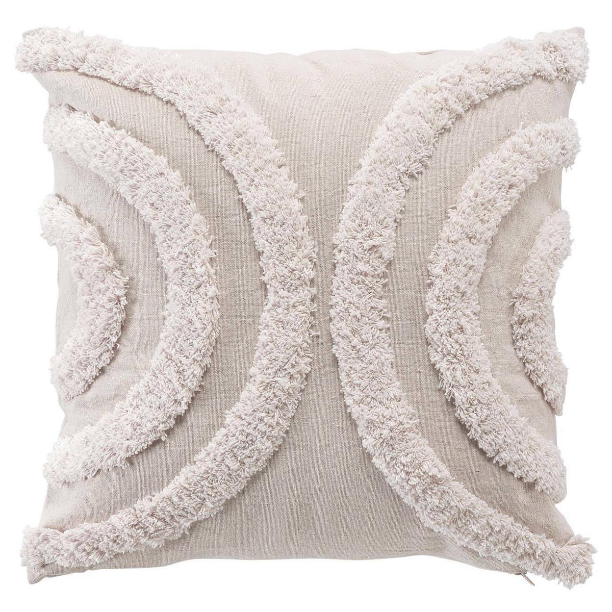 ZIERKISSEN Zita 40/40 cm - Creme, Textil (40/40cm) - Douceur d´intérieur