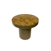BEISTELLTISCH Tylo - Braun - 40/46/46 cm - Braun, Keramik (46/46/40cm) - Livingfurn