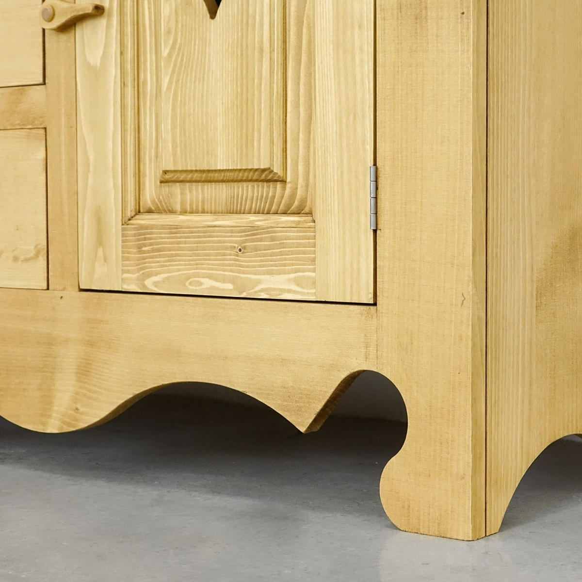 SIDEBOARD aus Massivholz MEXICANA - Honig, Holz (129/100/50cm) - Seart