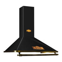 WANDHAUBE A 9315 Em Eco Schwarz 90cm - Schwarz, Metall (90/86.5/48cm) - Kaiser Küchengeräte